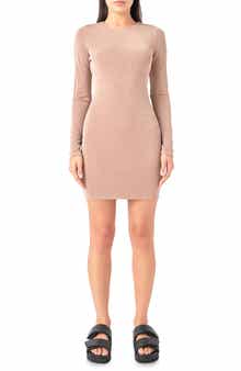 Long Sleeve Mini Sweater Dress
