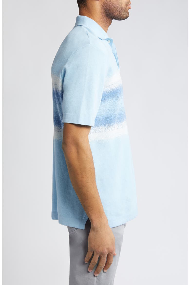 Cotton & Silk Polo, Alternate, color, SKY