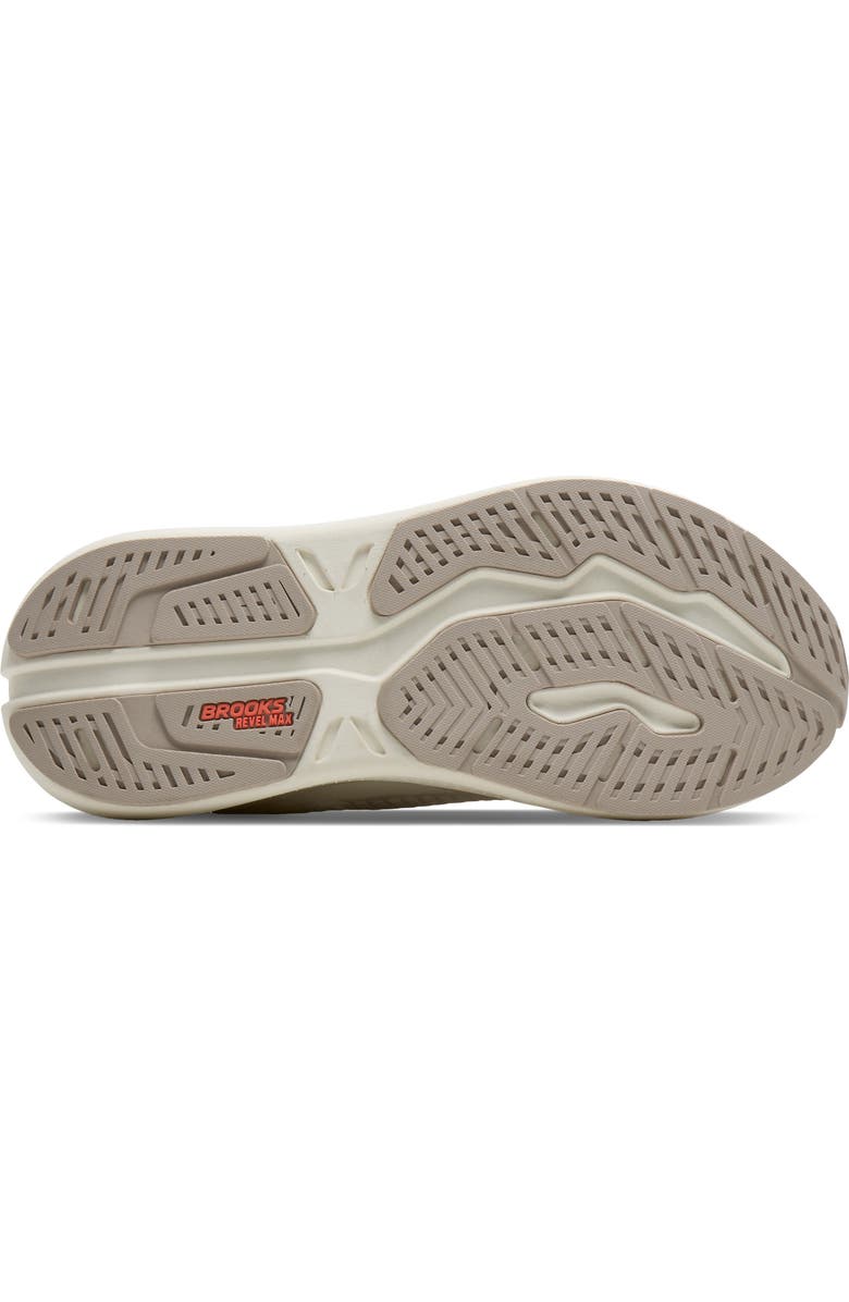 Brooks Revel Max Running Shoe, Alternate, color, Coconut/ Chateau/ Peach