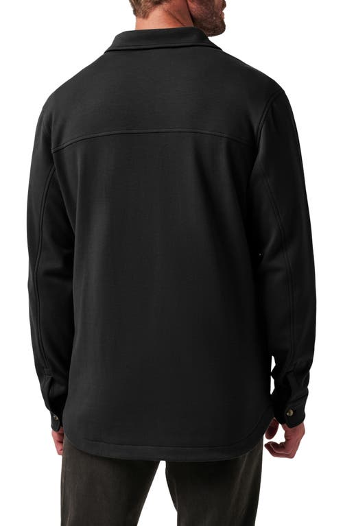 Travismathew Cloud Shirt Jacket In Black