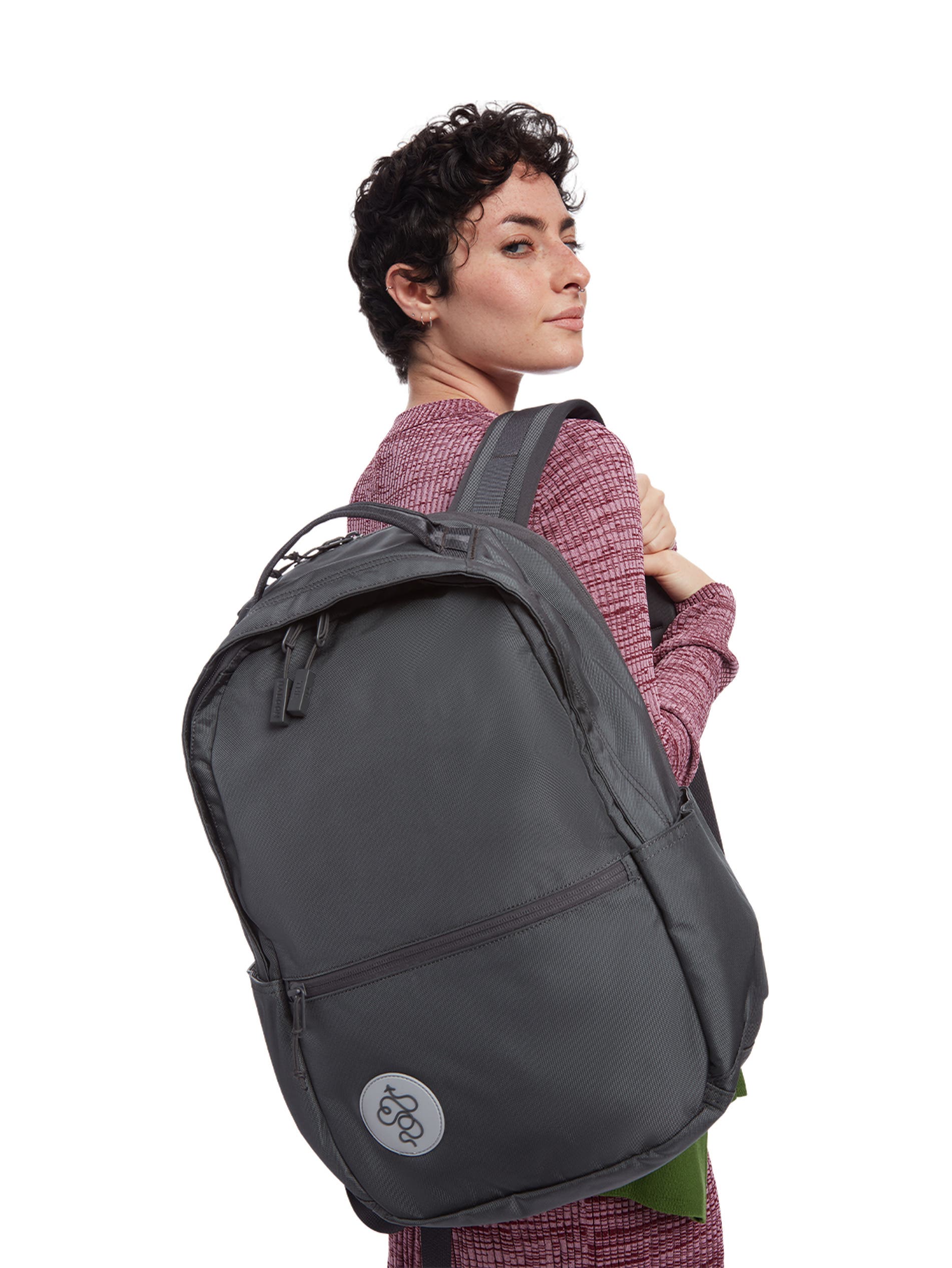 Baboon to the Moon City Backpack 24L, Alternate, color, Grey