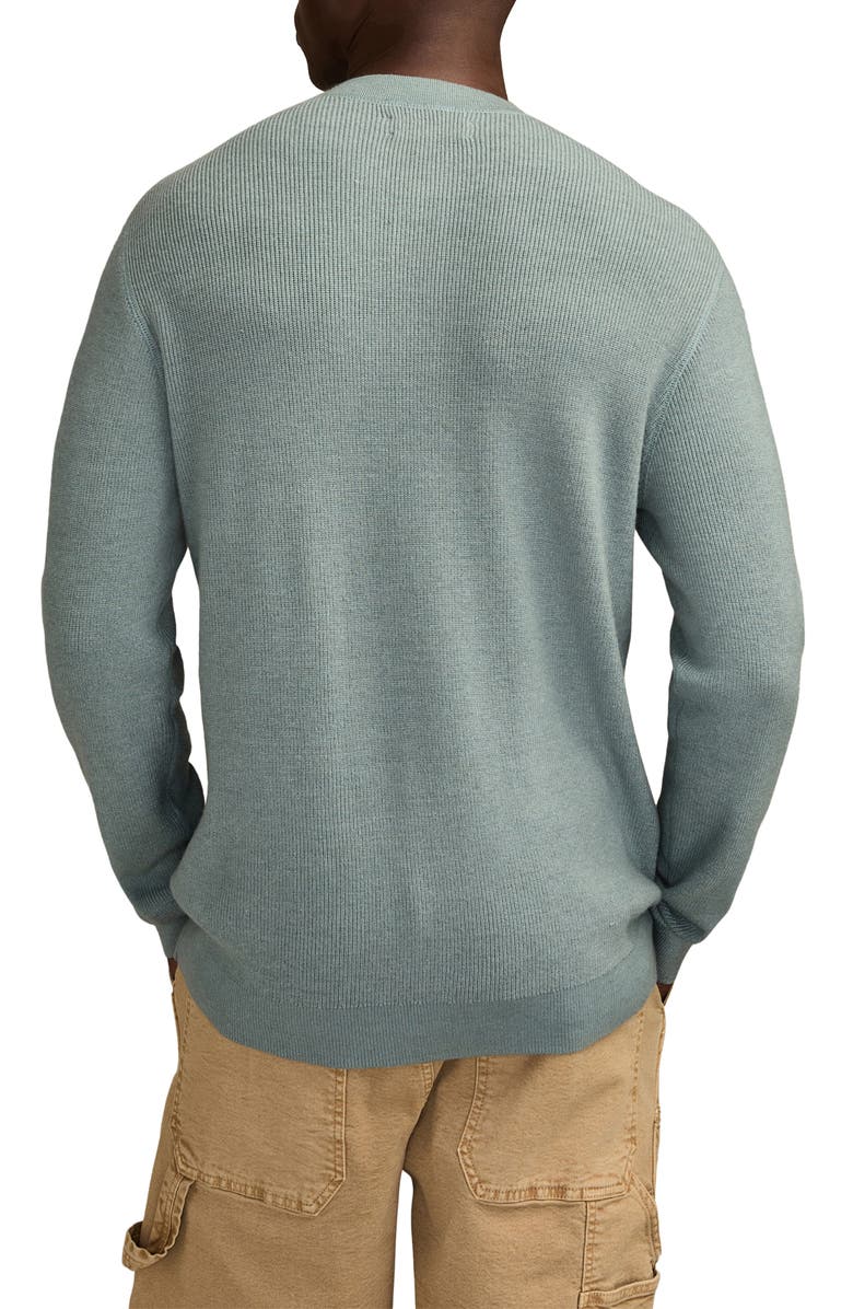 Lucky Brand Henley Sweater, Alternate, color, Trooper Heather