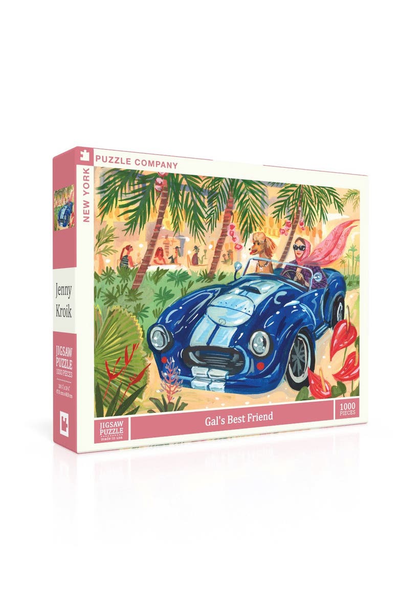 NEW YORK PUZZLE COMPANY Gal's Best Friend 1000 Piece Puzzle, Alternate, color, NO COLOR