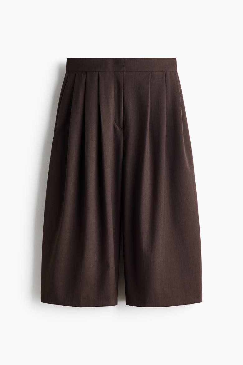 Wide Culottes, Alternate, color, Dark brown