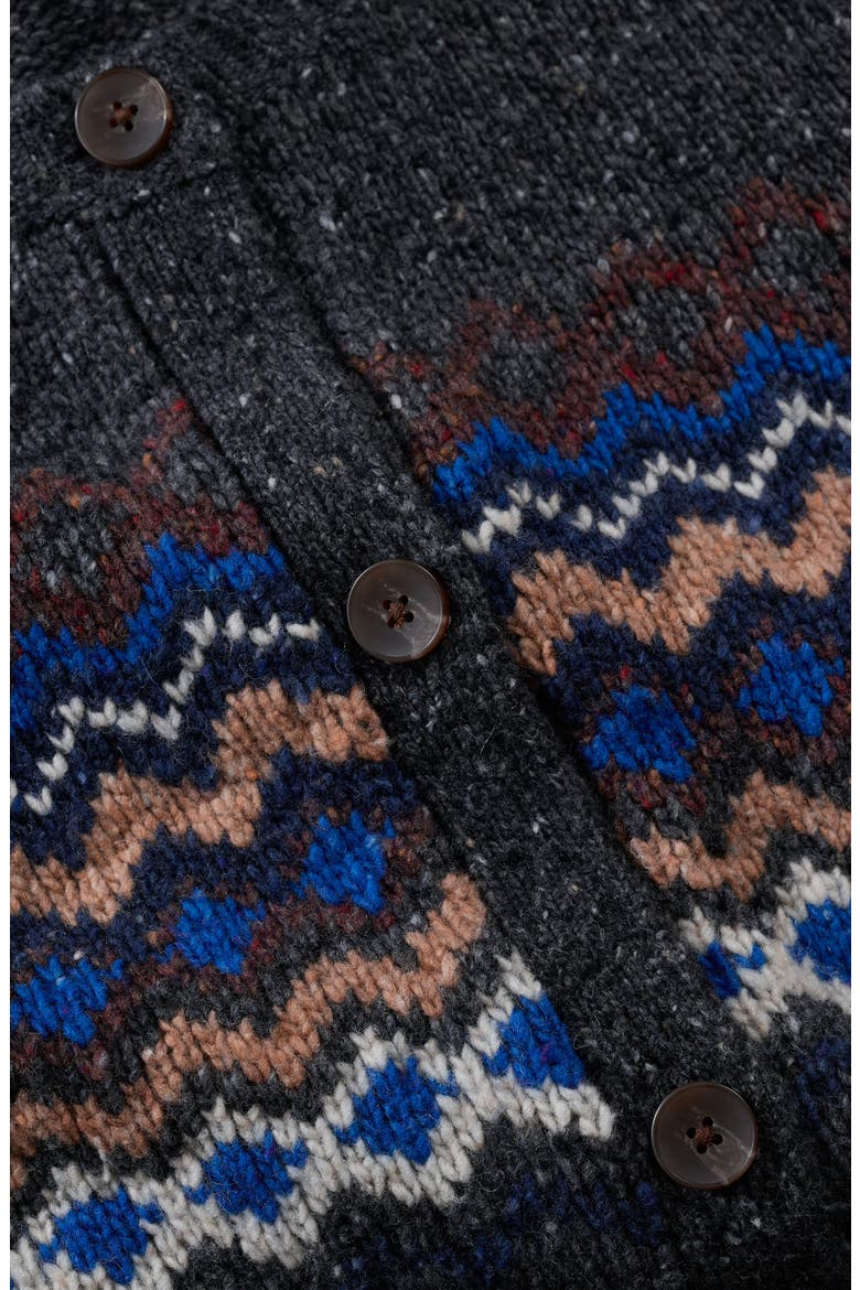 Golden Light Fair Isle Merino Wool Blend Sweater Vest, Alternate, color, KNIT SONATA COAL JETTY MIX