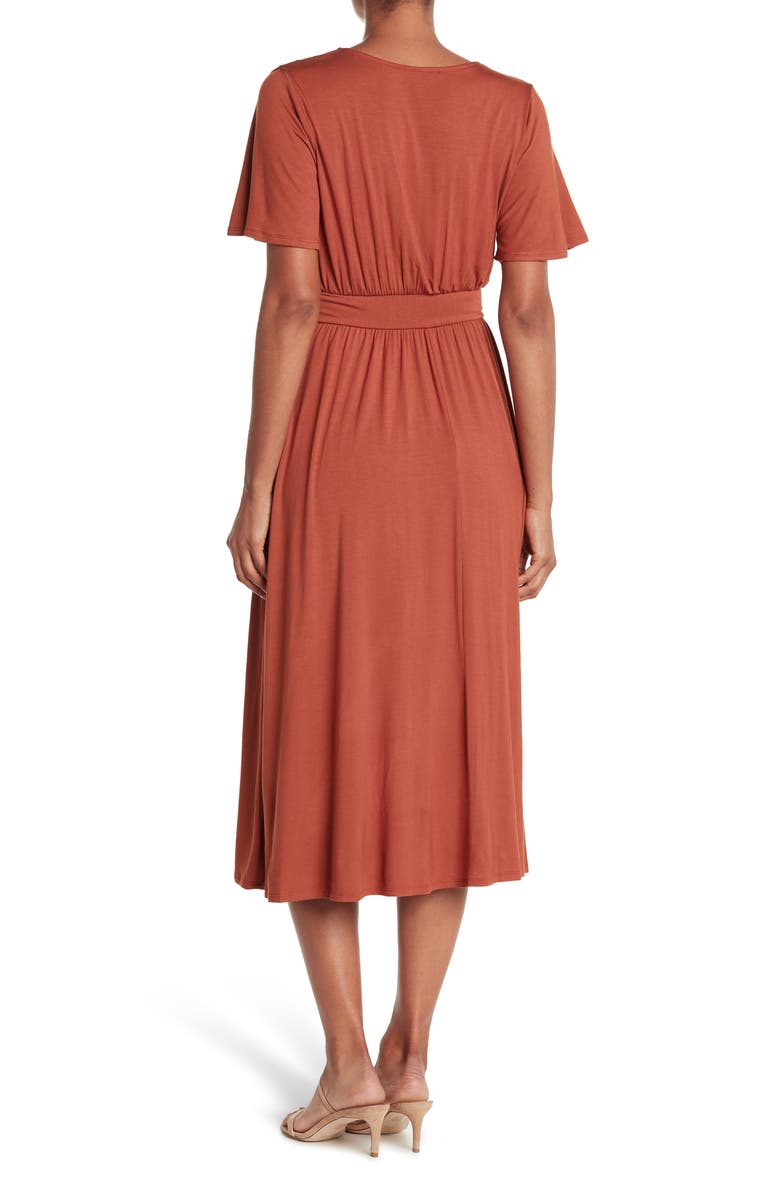 West Kei Knit Short Sleeve Midi Dress, Alternate, color,