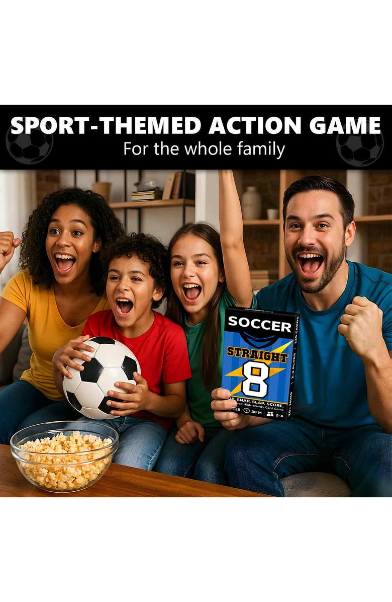 Quokka Fast Paced Sports Card game for Kids and Adults, Alternate, color, Soccer