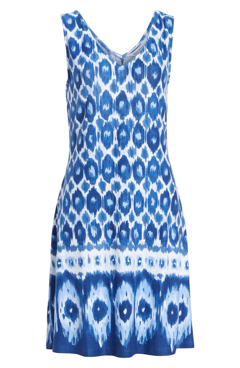 Tommy Bahama Innercoastal Ikat Sleeveless Dress, Alternate, color, 