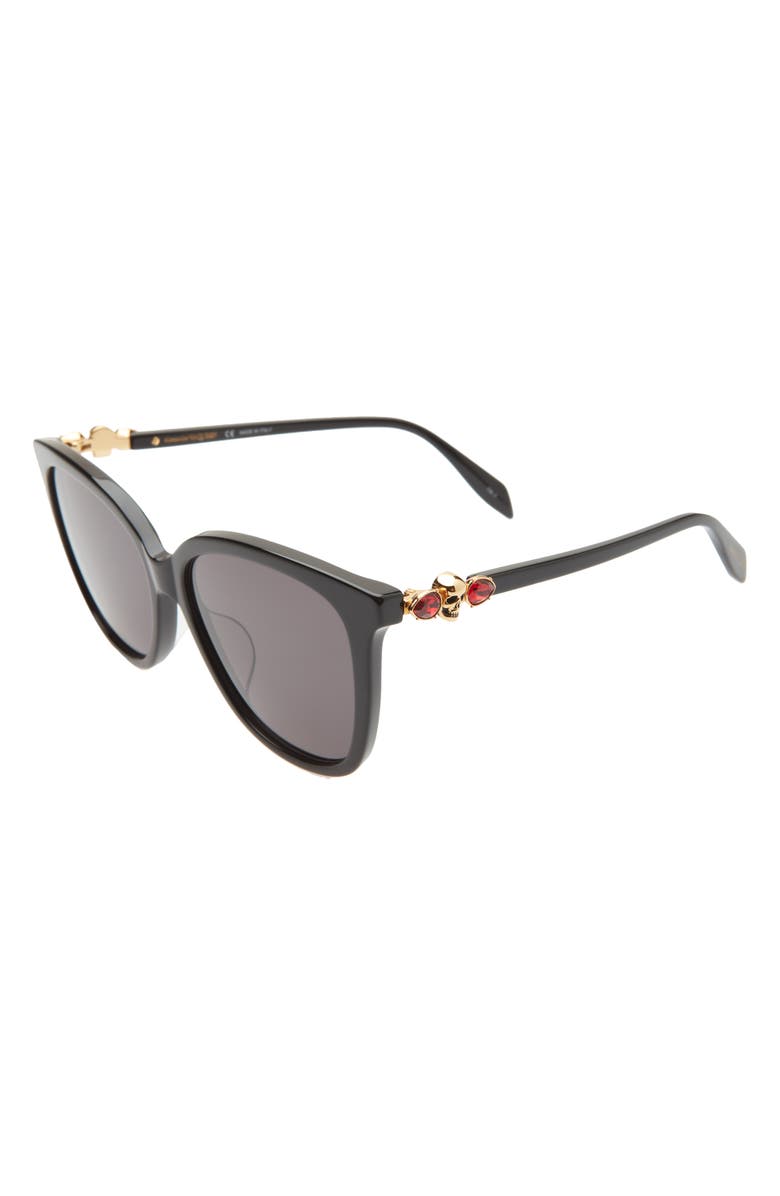 McQueen Alexander McQueen 57mm Square Sunglasses, Alternate, color, 