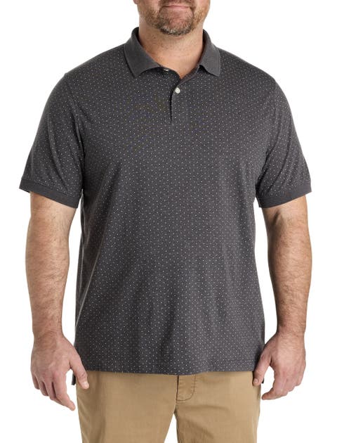 Big & Tall Pin Dot Printed Polo Shirt