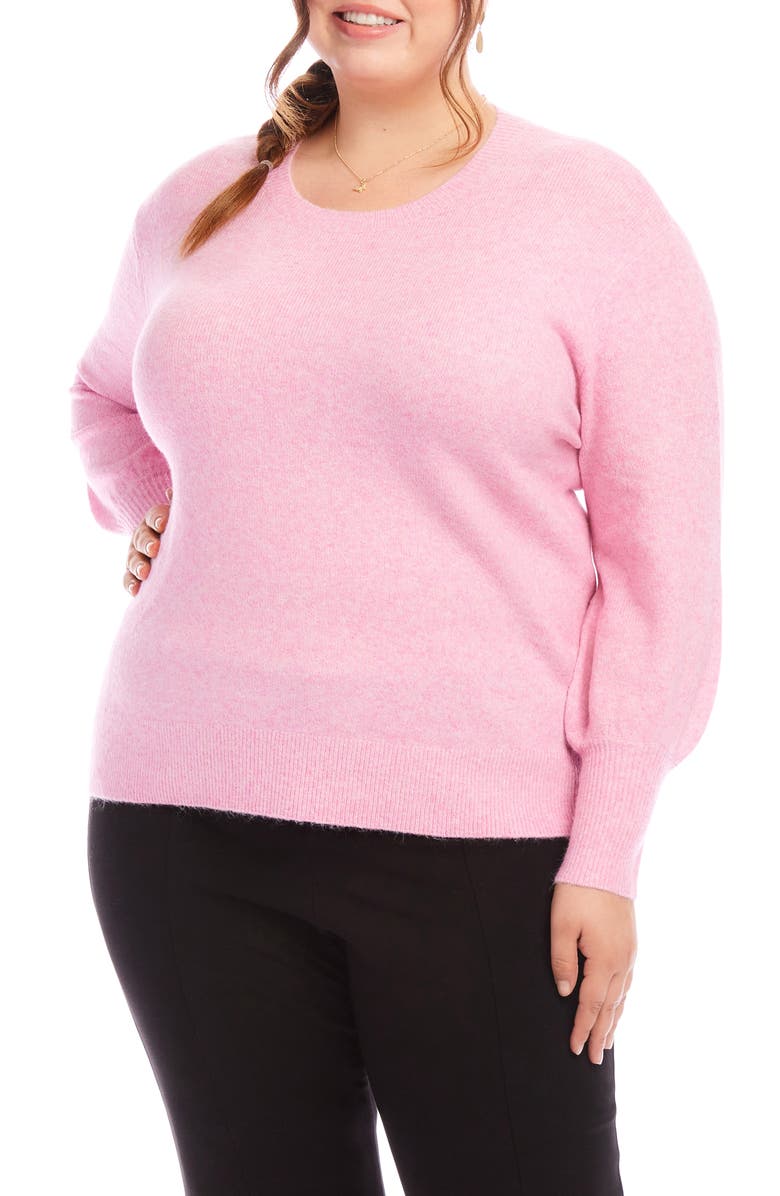 Karen Kane Bishop Sleeve Sweater, Main, color, 