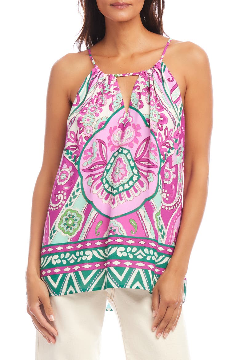 Keyhole Tank Top, Main, color, LILAC