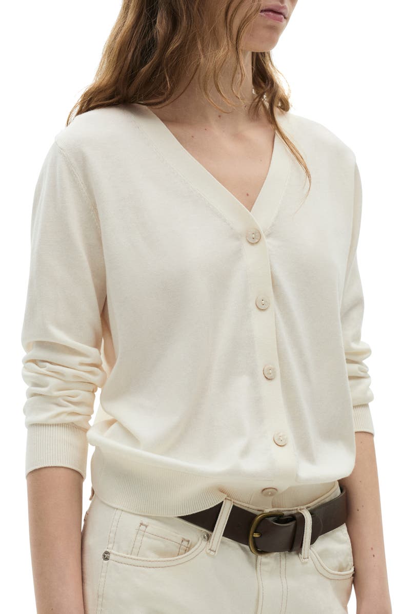 MANGO Luka V-Neck Cardigan, Main, color, 