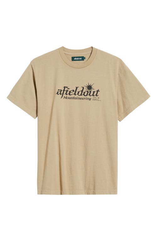 Afield Out Sunrise Graphic T-shirt In Neutral