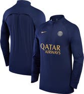 Nike Men's Nike Navy Paris Saint-Germain 2023/24 Strike Drill Raglan Quarter-Zip Top