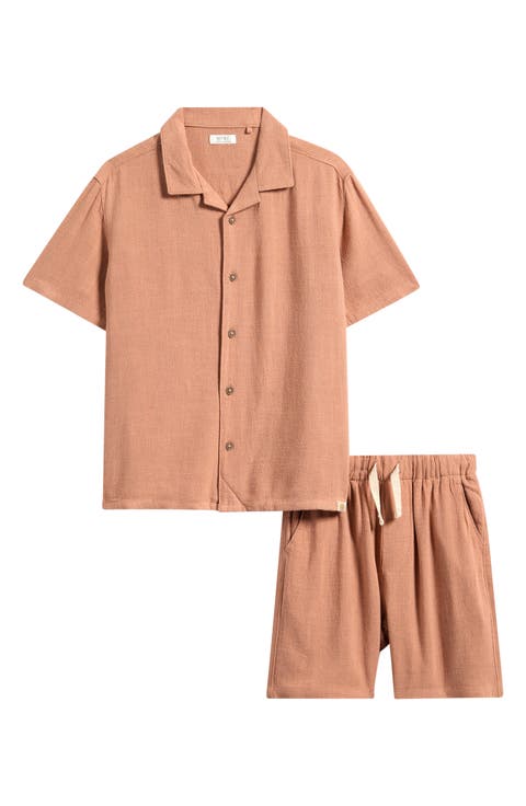 Kids' Camp Shirt & Shorts Set (Toddler & Little Kid)