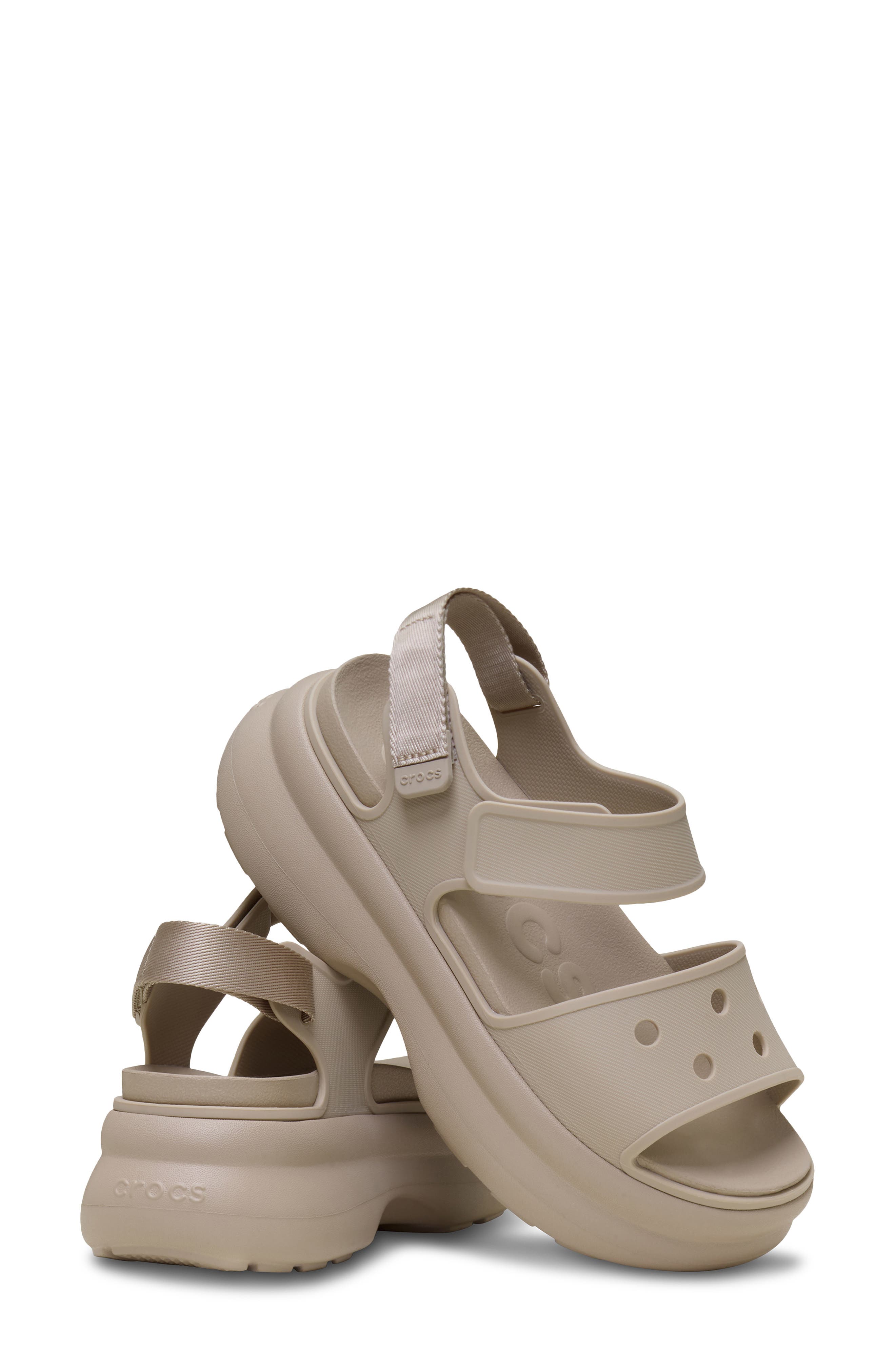 CROCS Soho Platform Sandal, Alternate, color, Brown