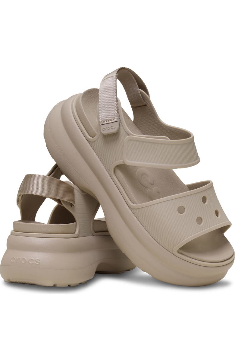 CROCS Soho Platform Sandal, Alternate, color, Brown