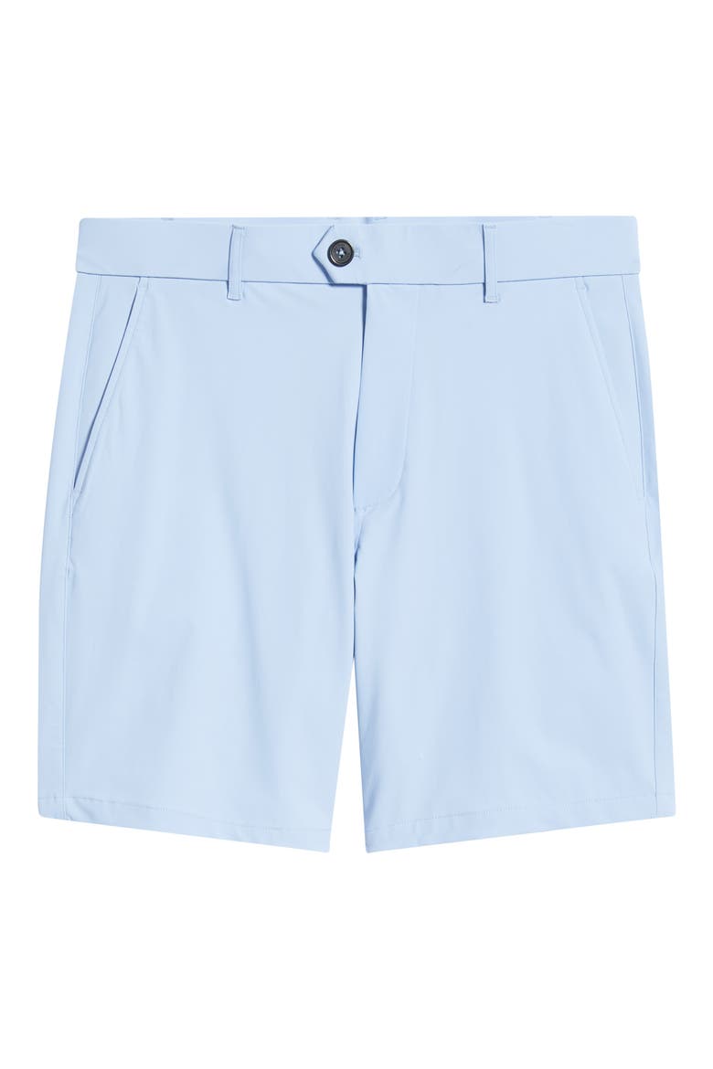 Montauk Flat Front Shorts, Alternate, color, WOLF BLUE