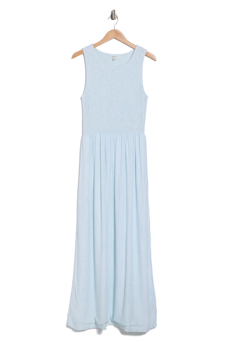 Malibu Smocked Sundress, Alternate, color, MINT GREEN STRIPE
