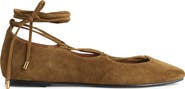 Madewell The Greta Lace-Up Ballet Flat