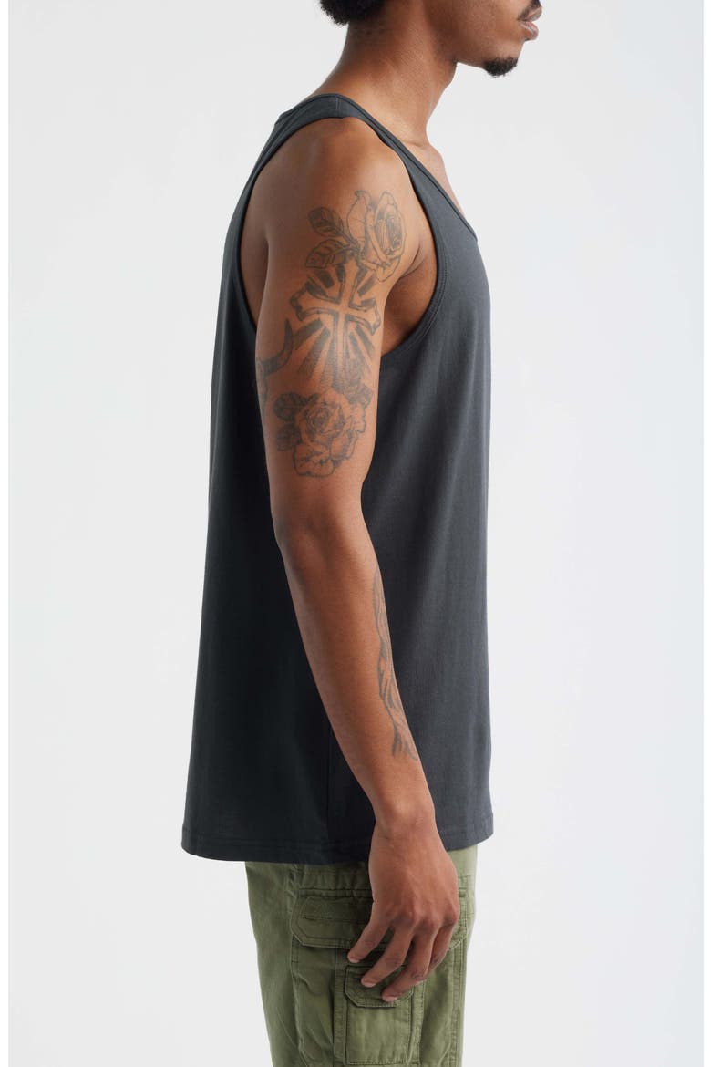 Shred Till Dead Cotton Graphic Tank, Alternate, color, WASHED BLACK
