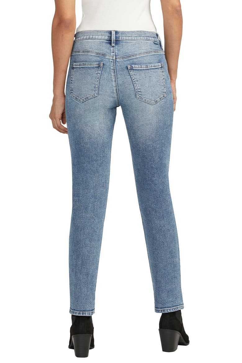 Cassie Slim Straight Leg Jeans, Alternate, color, BEACON BLUE