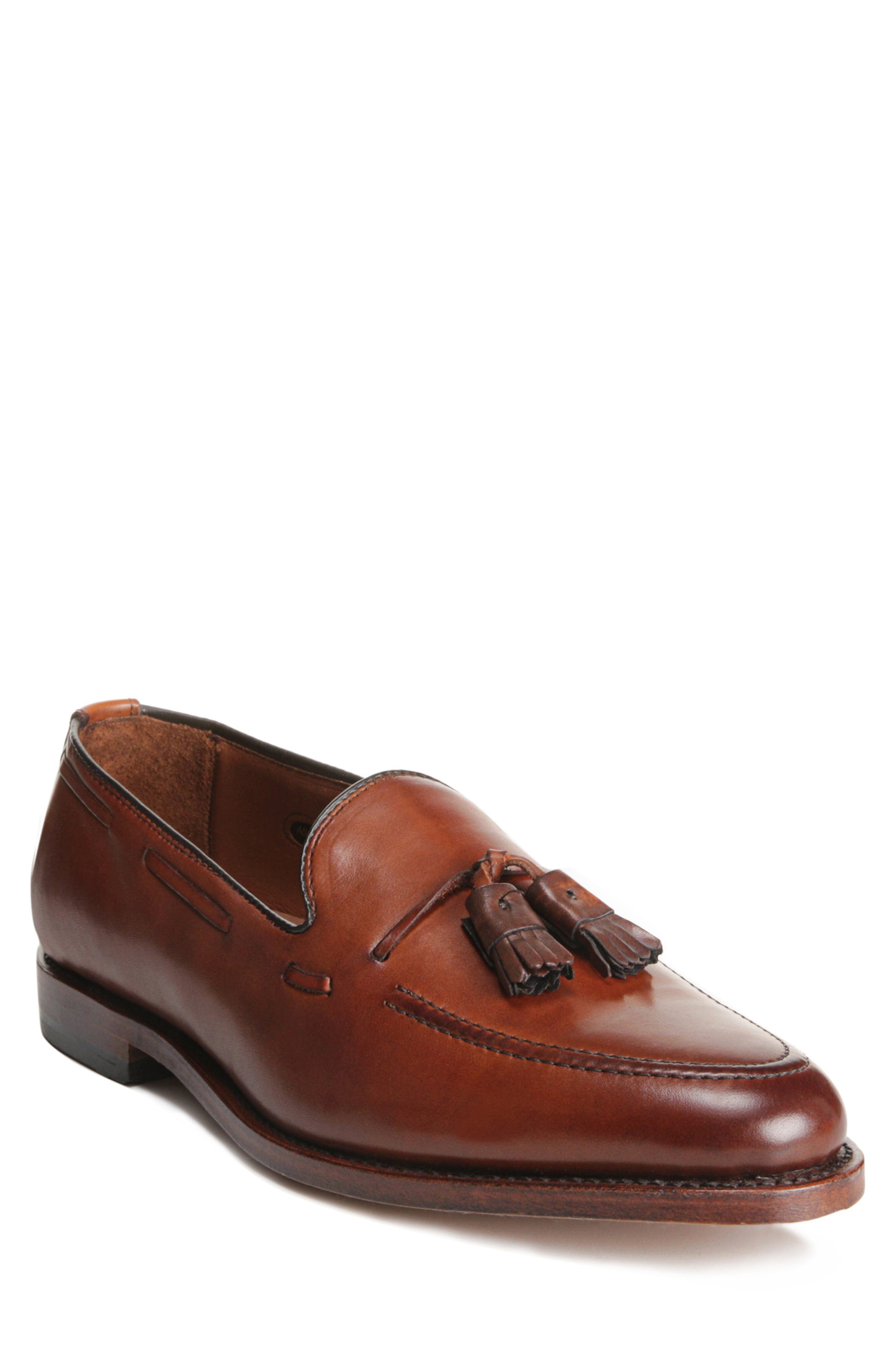 Allen Edmonds Grayson Tassel Loafer, Main, color, Dark Chili Leather