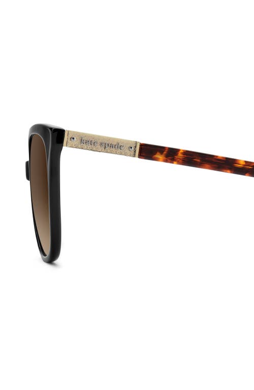 Kate Spade New York Kaysie 58mm Square Sunglasses In Black