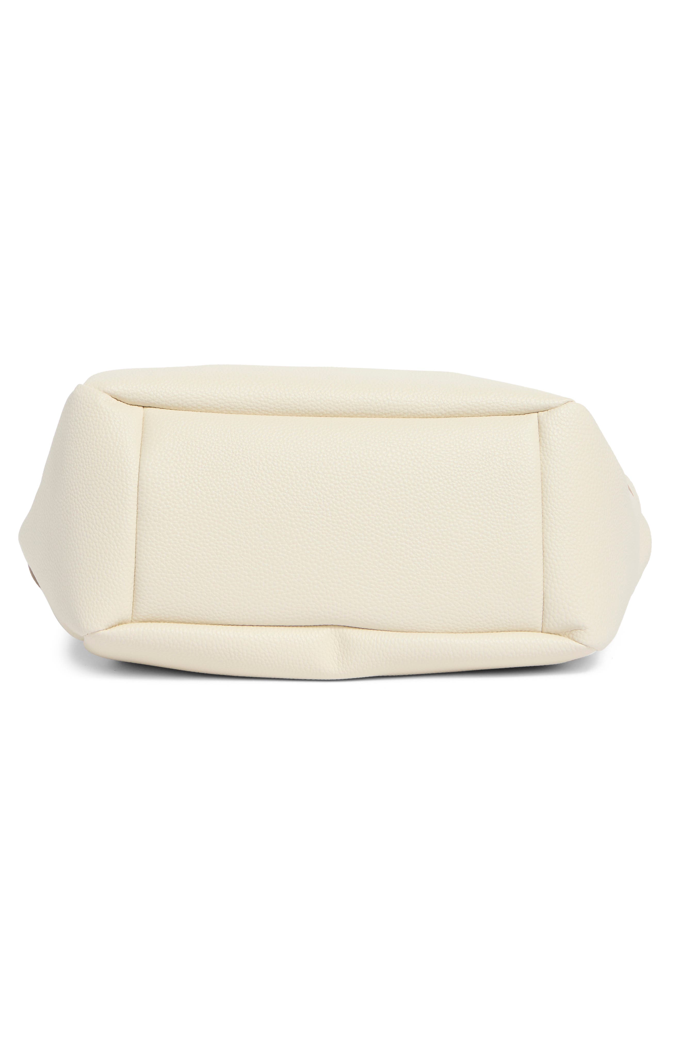 Nanette Lepore Laurel Belted Shoulder Bag, Alternate, color, Rice