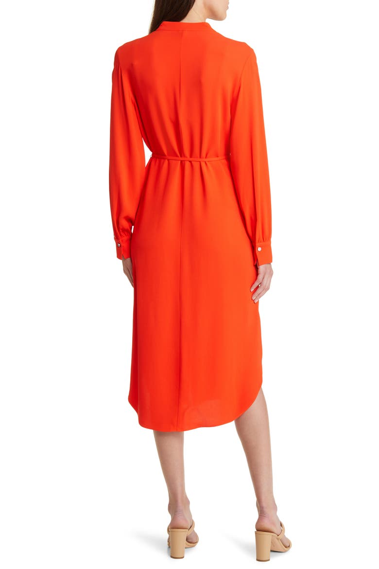 Dibanorah Long Sleeve Midi Dress, Alternate, color, BT ORGE