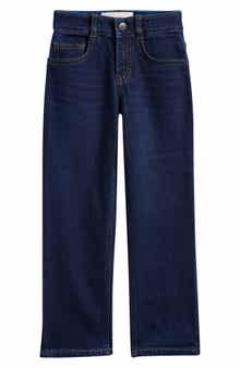 Mini Boden Kids' Everyday Straight Stretch Cotton Jeans