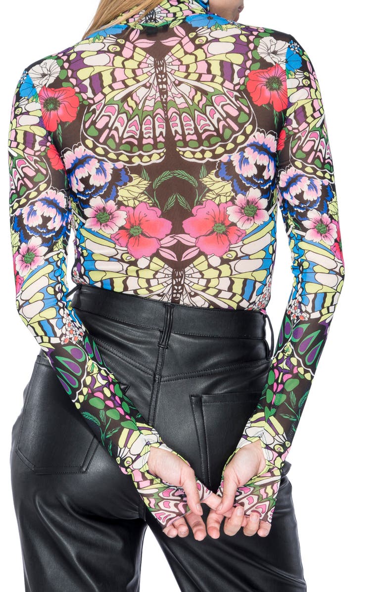 AFRM Zadie Power Mesh Long Sleeve Shirt, Alternate, color,