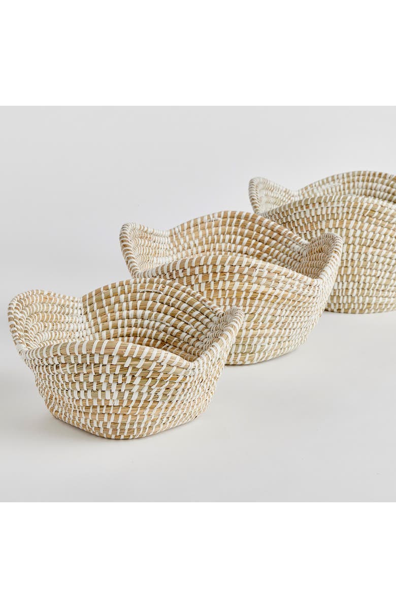 Napa Home & Garden Rivergrass Lotus Baskets St/3, Alternate, color, Brown