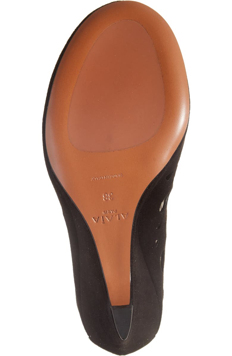 Alaïa Vienne Wedge Bootie, Alternate, color,