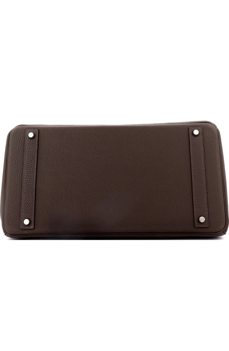 Pre-Owned Hermes Birkin Handbag Brown Togo with Palladium Hardware 40, Alternate, color,