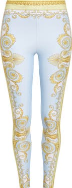 Versace Barocco Print Leggings