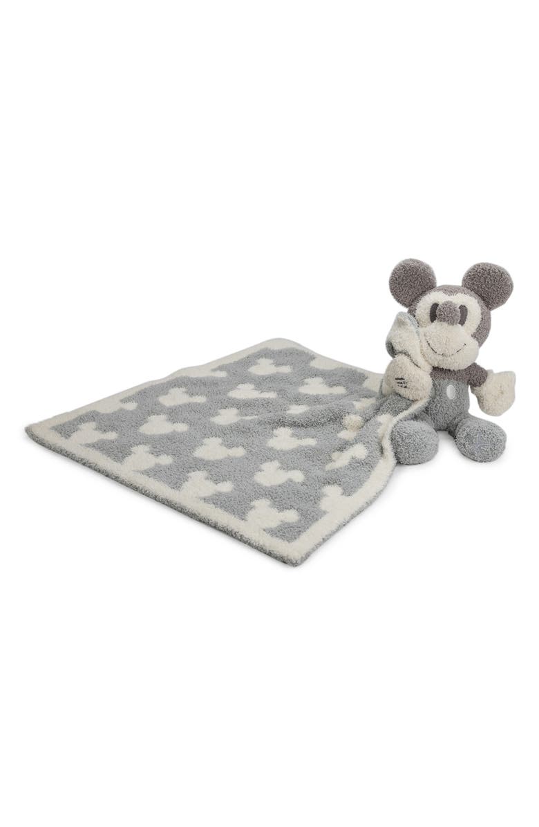 Barefoot Dreams<sup>®</sup> Cozychic<sup>™</sup> Disney Mickey/Minnie Mouse Blanket & Stuffed Toy Gift Set, Main, color, Ocean Multi