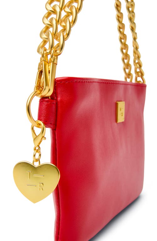 Think Royln Fame Croc Embossed Leather Crossbody Bag