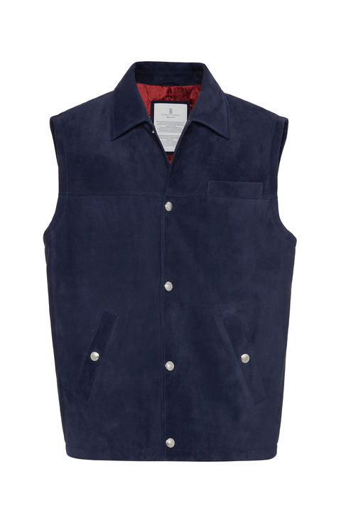 ダウンベスト BRUNELLO CUCINELLI Men Vests MD4796523PL CTG25 WHITE BRUNELLO CUCINELLI(ブルネロクチネリ) ダウンベスト(メンズ