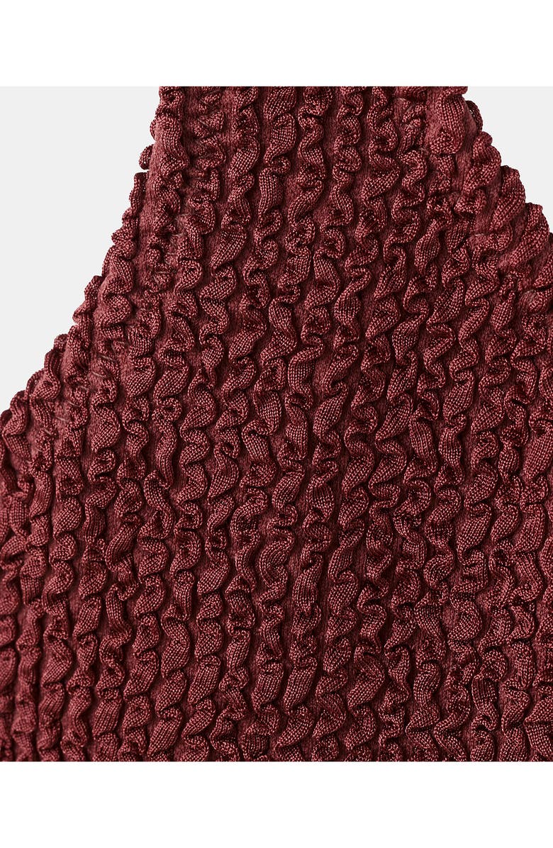 MANGO Textured One-Piece Swimsuit, Alternate, color, 