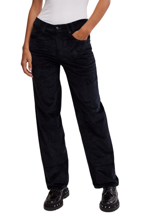 Risk Taker Corduroy Straight Leg Pants