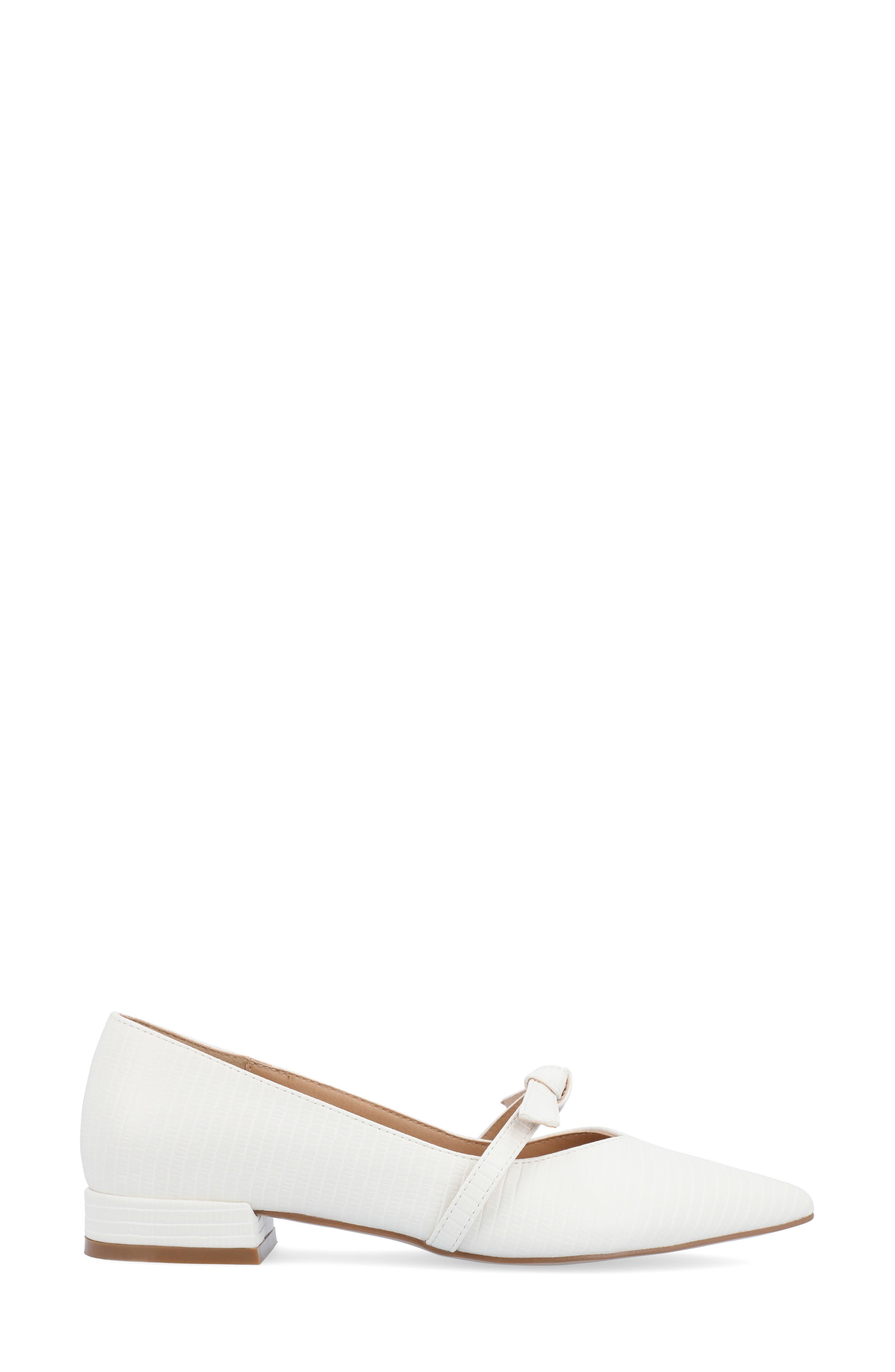 Cait Mary Jane Pump - Wide Width, Alternate, color, WHITE