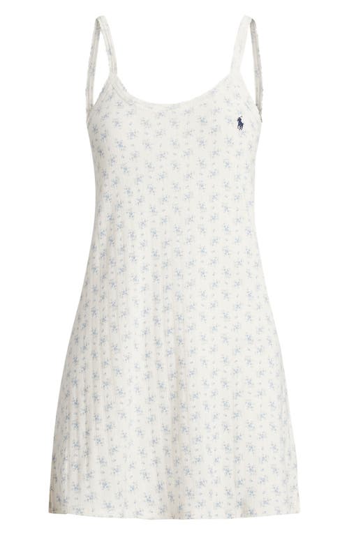 Polo Ralph Lauren Pointelle Cotton Chemise In Colby Floral