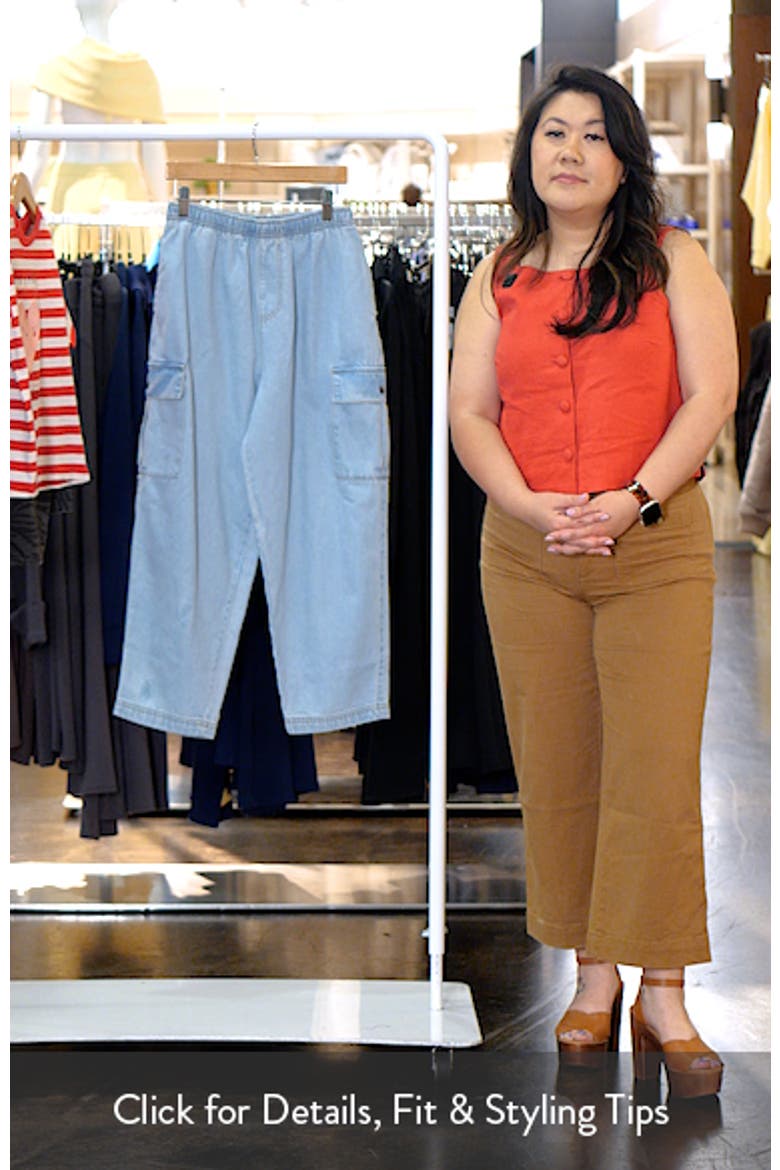 Kids' Denim Cargo Pants video