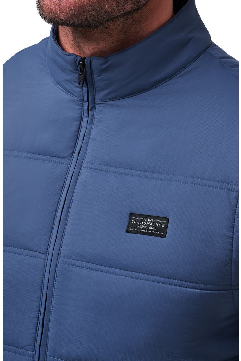 Palisades Nylon Puffer Vest, Alternate, color, NAVY