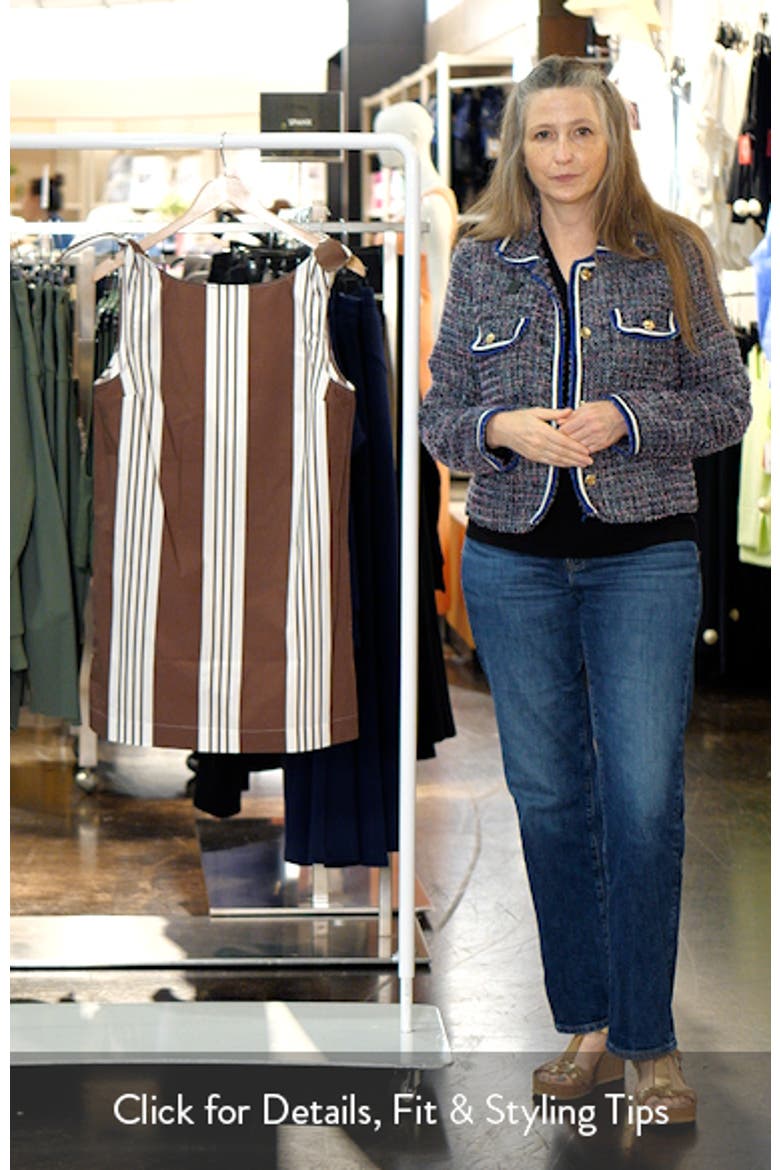 Rosie Variegated Stripe Cotton Minidress video