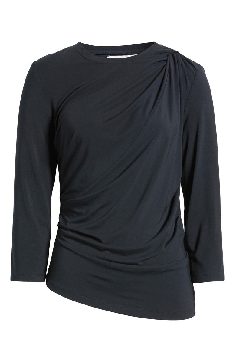 CITY BLUES Shoulder Twist Top, Alternate, color, Black