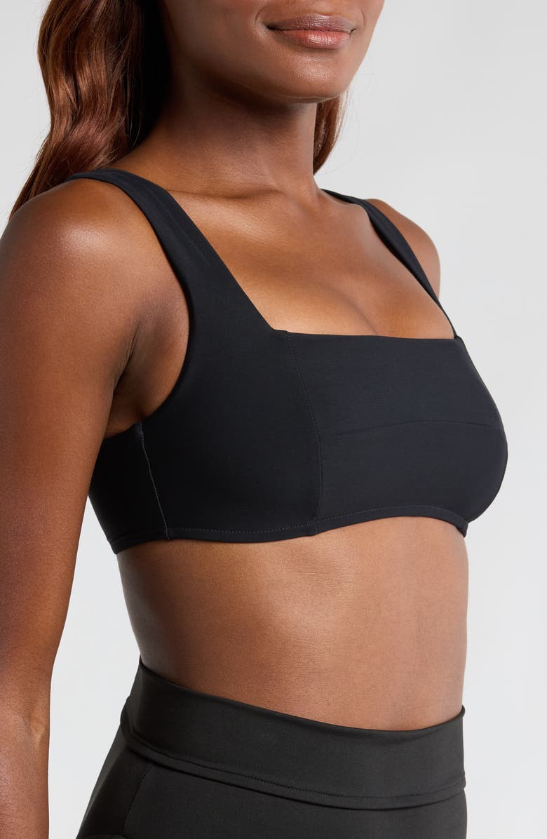 BONDI BORN Lola Bikini Top, Alternate, color, Black