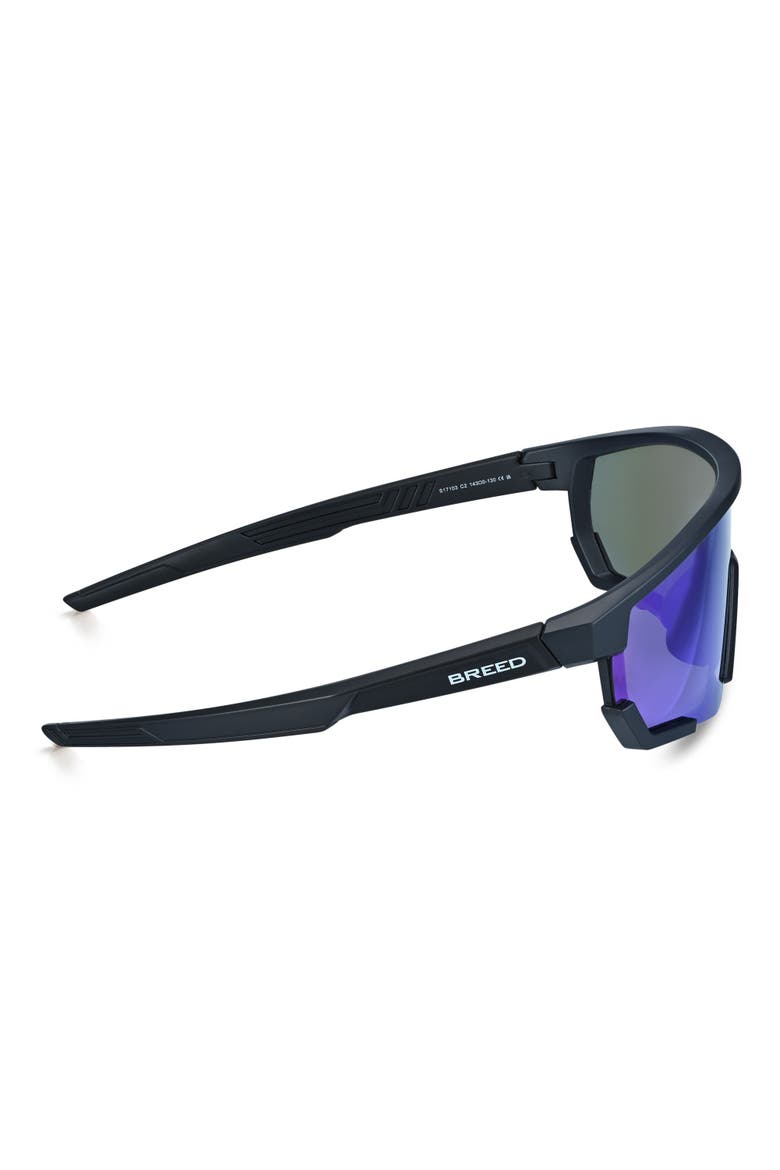 Vega Polarized Mens Sunglasses, Alternate, color, Black/Blue